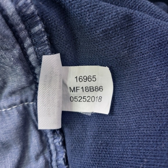 Peter Millar Crown Pants Men's 40x33 Blue Canvas Flat Front 5 Pockets MF18B86 - Picture 8 of 8